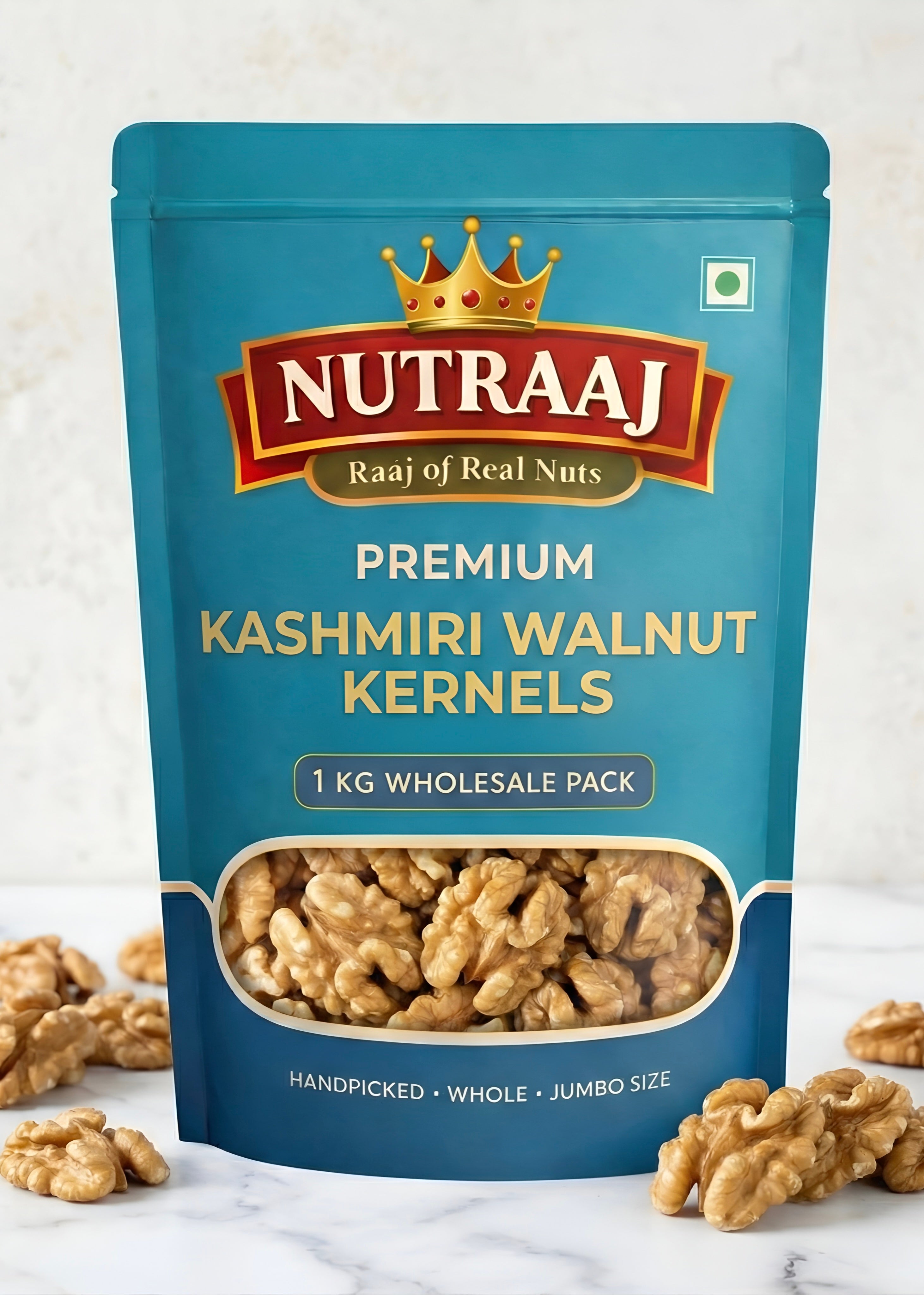 NUTRAAJ Premium Walnuts – 1 KG | Akhrot Giri at Wholesale Price